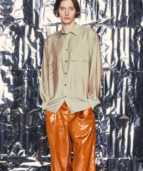 シャツ 「UNISEX」ACAR Dress-Over Fatigue Shirt/ドレスオーバー 