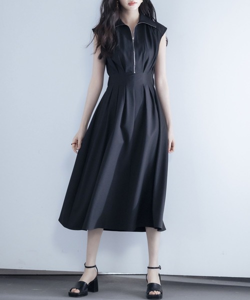 SAISON DE PAPILLON（セゾンドパピヨン） ワンピース ウエストタック