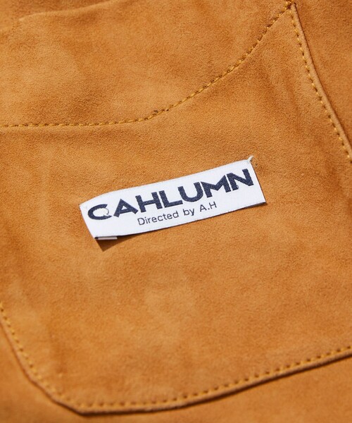 【CAHLUMN】ラムナッパ ゴートスエード レザー シャツ CAHLUMN】ラムナッパ ゴートスエード レザー シャツ