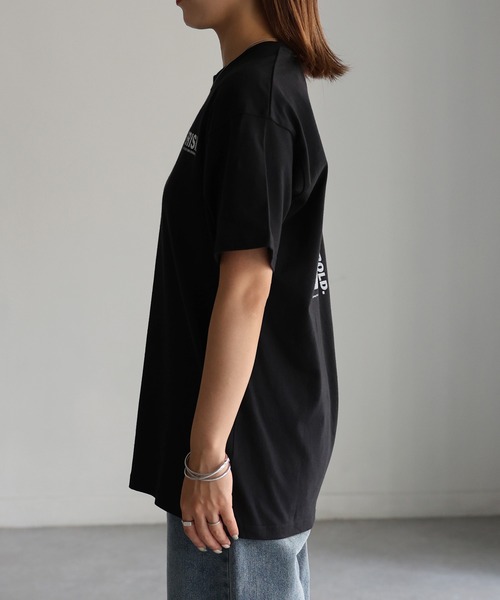 Riberry tシャツ Tシャツ BRISKバックフォトプリントTシャツ