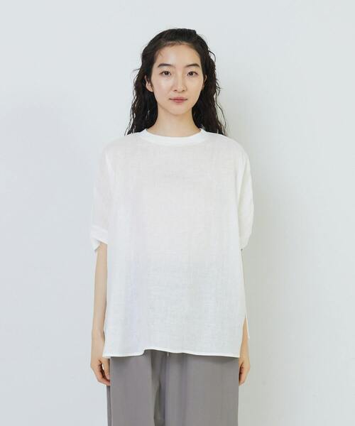 conges payes ADIEU TRISTESSE ブラウス シャツ ステッチワーク