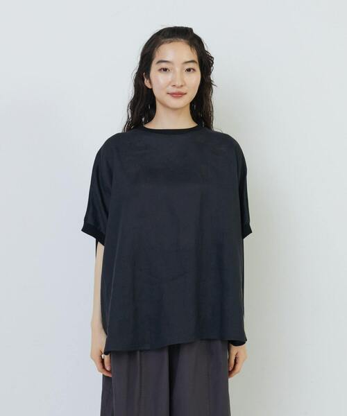 conges payes ADIEU TRISTESSE tシャツ ポンチョリネンTシャツ
