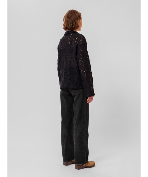 ニット セーター Anita かぎ針編みライクニット カーディガン レディース Nudie Jeans ニット セーター Anita かぎ針編みライクニット