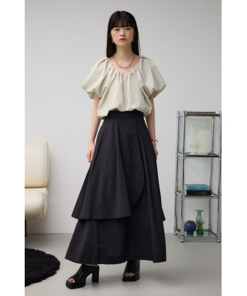 AZUL BY MOUSSY（アズールバイマウジー） ロング スカート ボリューム