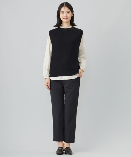ベスト ジレ 「洗える」DRALON MERINO ニット ベスト レディース ベスト ジレ 「洗える」DRALON MERINO ニット レディース
