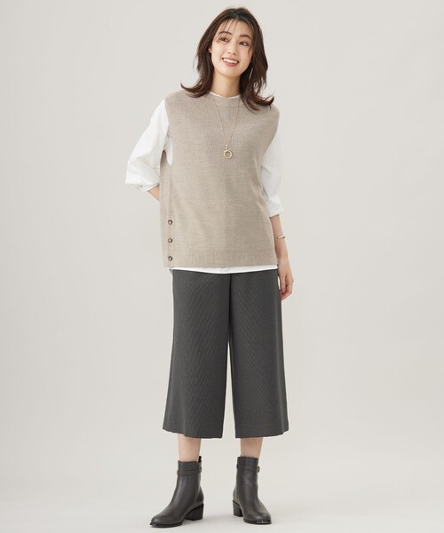 ベスト ジレ 「洗える」DRALON MERINO ニット ベスト レディース ベスト ジレ 「洗える」DRALON MERINO ニット レディース