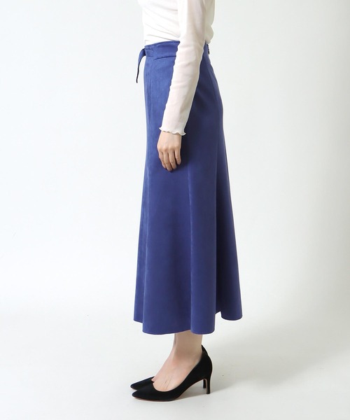 Jines（ジネス） スカート ストレッチスエードマーメイドスカート