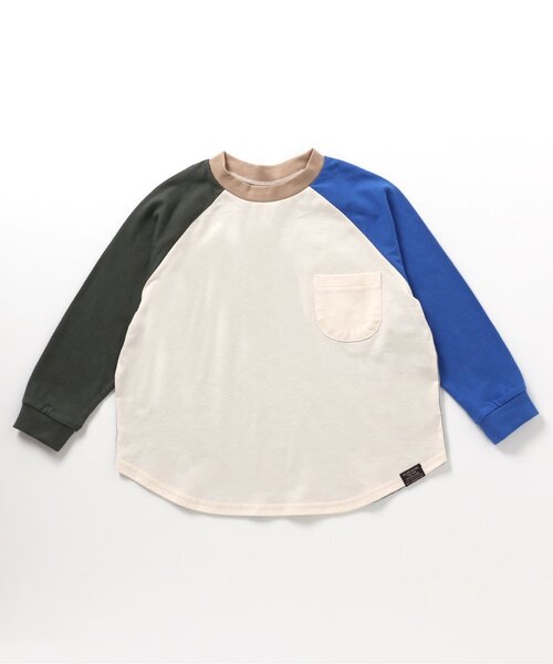 tシャツ 「WEB限定」ラグランTシャツ キッズ 子供服 男の子 女の子 | BREEZE | 24