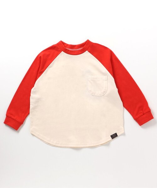 tシャツ 「WEB限定」ラグランTシャツ キッズ 子供服 男の子 女の子 | BREEZE | 25