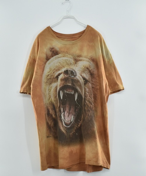 THE MOUNTAIN tシャツ 「ヴィンテージ古着」 熊 タイダイ Tシャツ