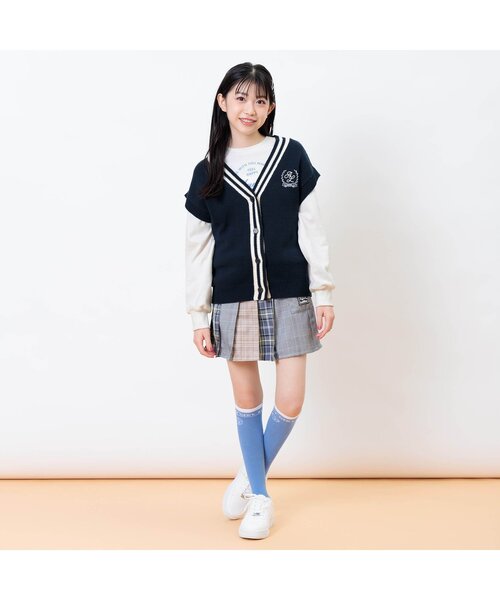 algy トレーナー フレーク入りパッチトレーナー キッズ 子供服