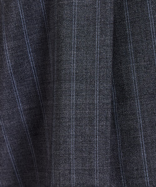 Sov. パンツ ウールストライプタックパンツ レディース : ZOZOTOWN