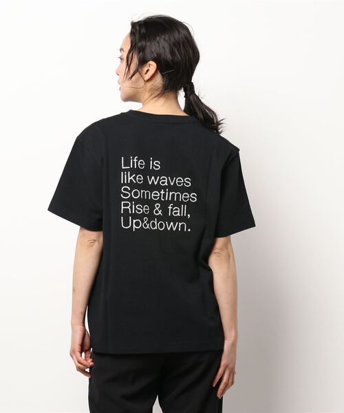 GYDA リブ編み ホワイト 半袖 トップス Free size GYDA 「GYDA」 半袖Tシャツ FREE ホワイト レディース