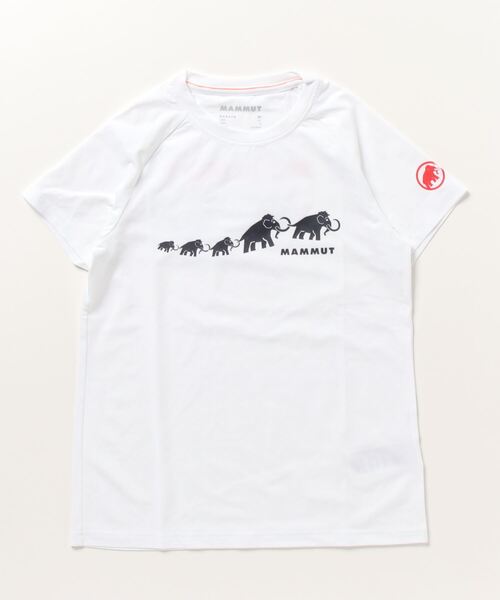 [MAMMUT] короткий рукав футболка SMALL темно-синий женский 