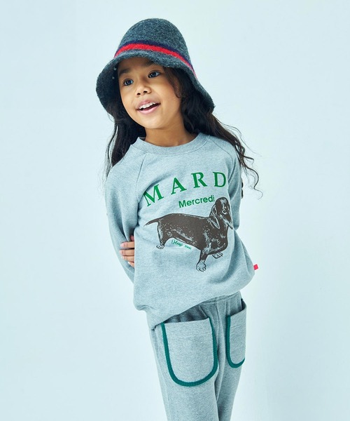 【Mardi Mercredi】kids スウェットシャツ Mardi Mercredi（マルディメクルディ） トレーナー KIDS SWEATSHIRT