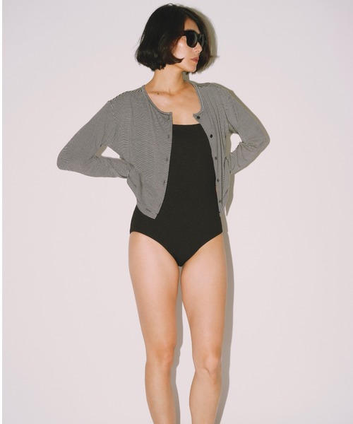 null 水着　パイピングSWIMワンピース null. 水着 パイピングSWIMワンピース レディース : ZOZOTOWN