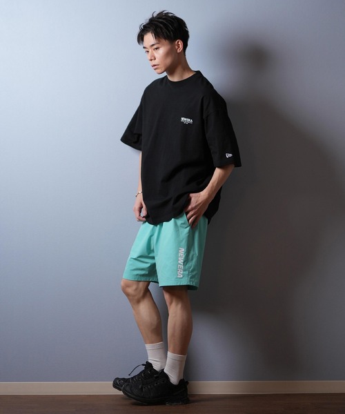 NEW ERA ブラック水着 MEDIUM　水陸両用 NEW ERA 水着 ERA/ニューエラ ショーツ トランクス