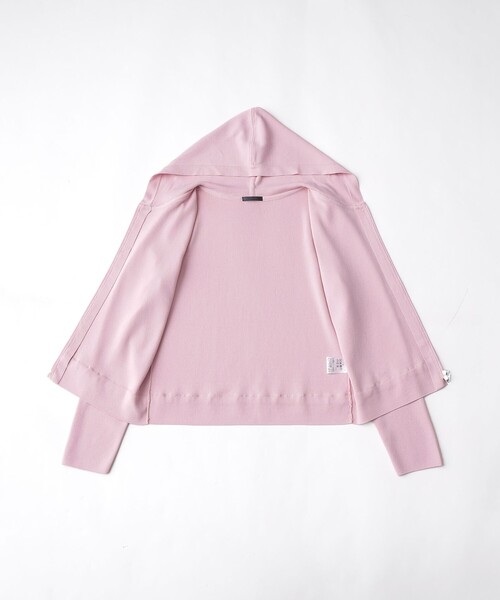 TO BE CHIC（トゥー ビー シック） パーカー レーヨンナイロン フリル