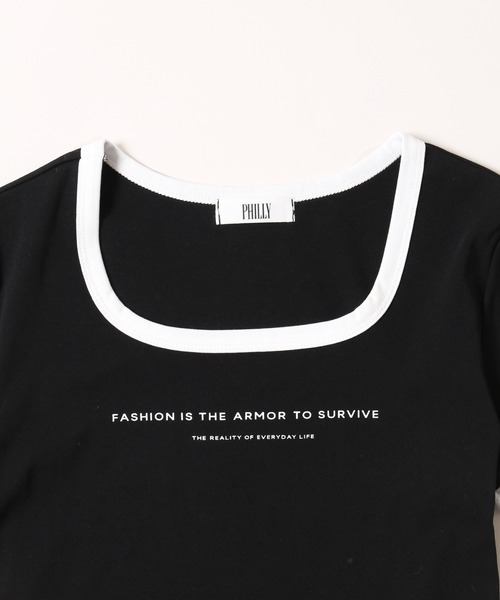 tシャツ 「prince|emmi」コンパクトリンガーTシャツ レディース tシャツ 「PHILLY」コンパクトリンガーTシャツ レディース