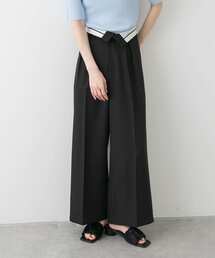 スラックス パンツ ダブルベルトデザインスラックス レディース｜ZOZOTOWN Yahoo!店