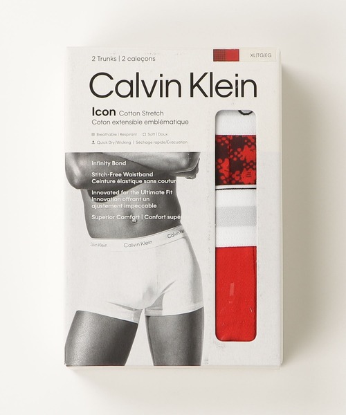   カルバンクライン ボクサーパンツ S 2個 Calvin Klein（カルバン・クライン） ボクサーパンツ 2枚パック Icon