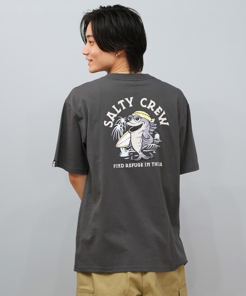(取寄) ソルティ クルー メンズ サーフェイス クラシック ショートスリーブ ティー Salty Crew men Surface Classic Shortsleeve Tee Black SALTY CREW tシャツ SALTY CREW/ソルティークルー 半袖Tシャツ バック