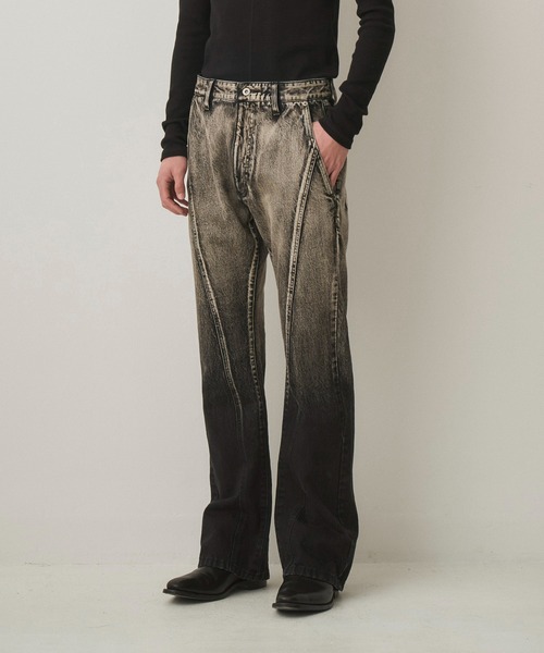ジーンズ GRADATION FLARE DENIM メンズ レディース