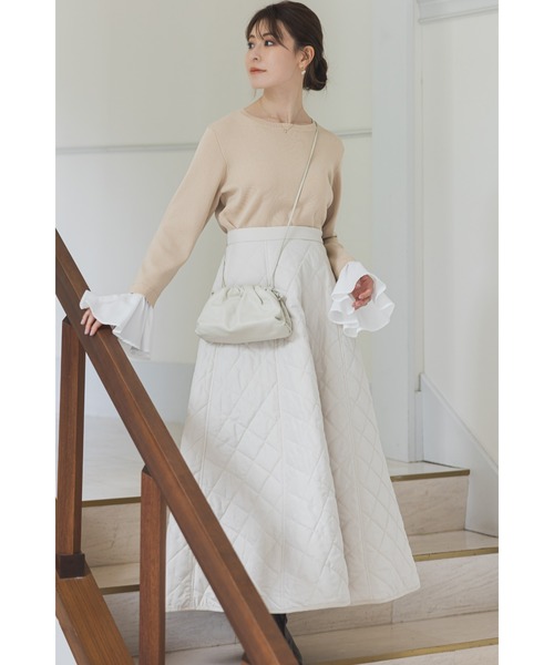 「&. NOSTALGIA」 フレアスカート M ブラック レディース_画像7