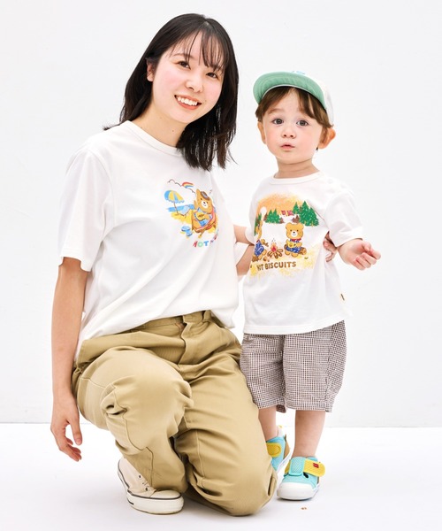 tシャツ 「家族でおそろい」アウトドアデザイン(大人用) 半袖Tシャツ レディース メンズ