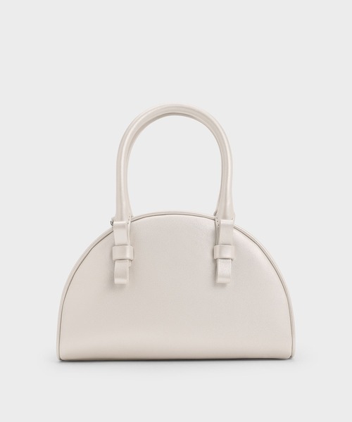 CHARLES ＆ KEITH トートバッグ サテン ハールムーンボウリング