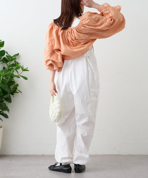 w closet ブラウス シャツ レース使いボレロブラウス レディース