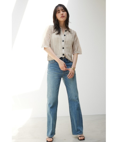 「crie conforto」 ニットカーディガン FREE ベージュ レディース_画像3