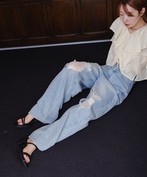Kastane ジーンズ デニム デニムパンツ 「高身長サイズ追加/低