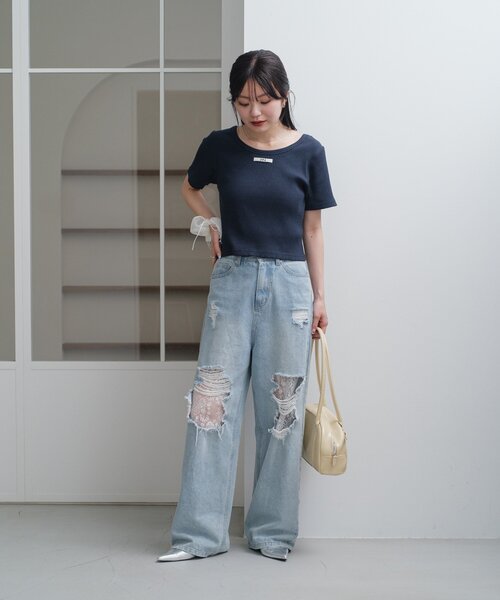 Kastane ジーンズ デニム デニムパンツ 「高身長サイズ追加/低