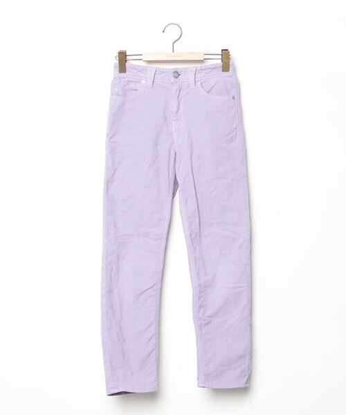 YANUK（ヤヌーク） コーデュロイパンツ 23inch ラベンダー レディース