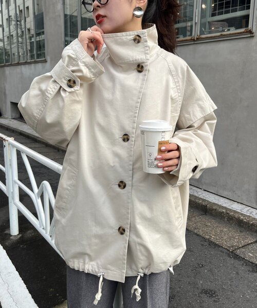 ☆美品☆BURBERRY　LONDONコート、ジャケット　オフホワイト　Mサイズ 8400955A-D9F3-498A-B34A-