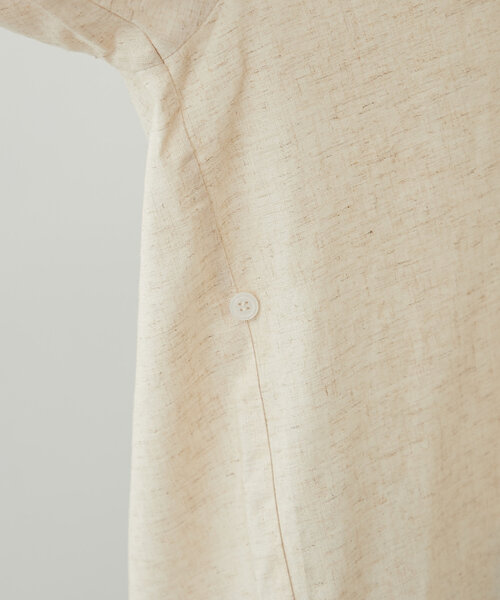 WILLOW ブラウス シャツ 「willow」リネン混チュニックシャツ