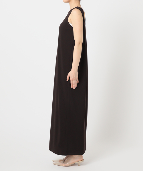 plage【タグ付未使用】リブタンクワンピース3 黒 ロング22SS plage ワンピース 「追加」リブタンクワンピース 3 : ZOZOTOWN