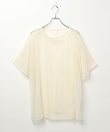 LEPSIM（レプシィム） tシャツ 半袖 切り替えチュールT 452492 