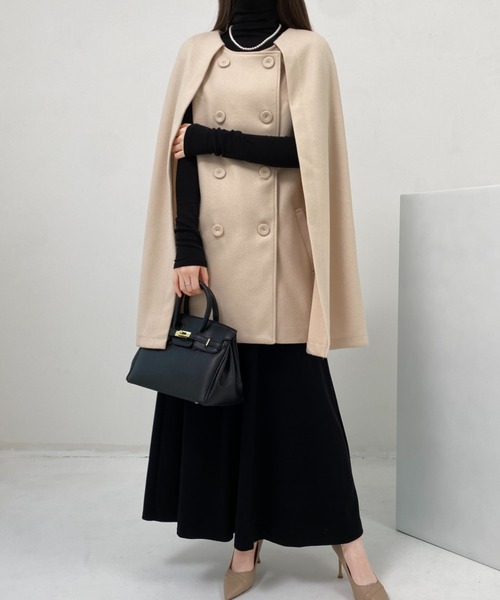 「ABITOKYO」 ポンチョ M ブラウン系その他 レディース_画像4