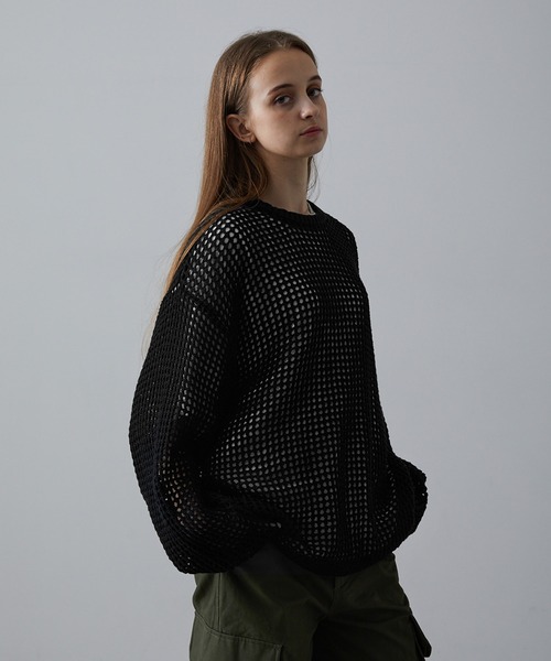 「CLEL」 長袖ニット X-SMALL ブラウン メンズ