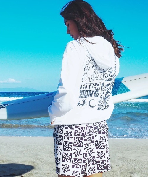 BILLABONG ラッシュガード レディース MORFY ZIP UP HOODED