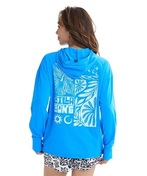 BILLABONG ラッシュガード レディース MORFY ZIP UP HOODED
