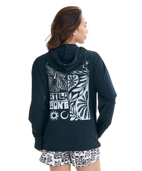 BILLABONG ラッシュガード レディース MORFY ZIP UP HOODED