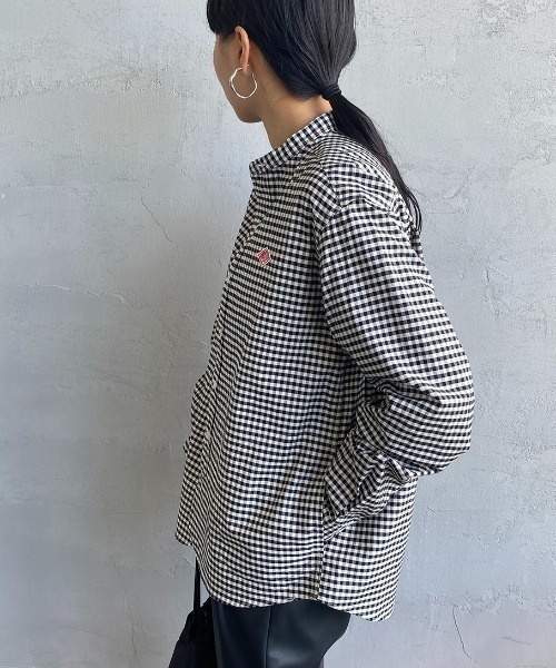 『美品』DANTON ダントン　長袖シャツ ネイビー サイズ38（Mサイズ） Danton 「DANTON」 長袖シャツ 38 ネイビー レディース