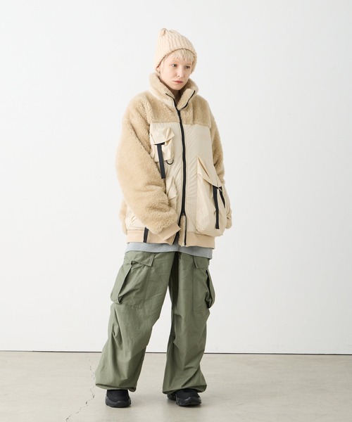 パンツ vivamus DEFORMATION CARGO PANTS (BEIGE) パンツ vivamus DEFORMATION CARGO PANTS (BEIGE) vivamus