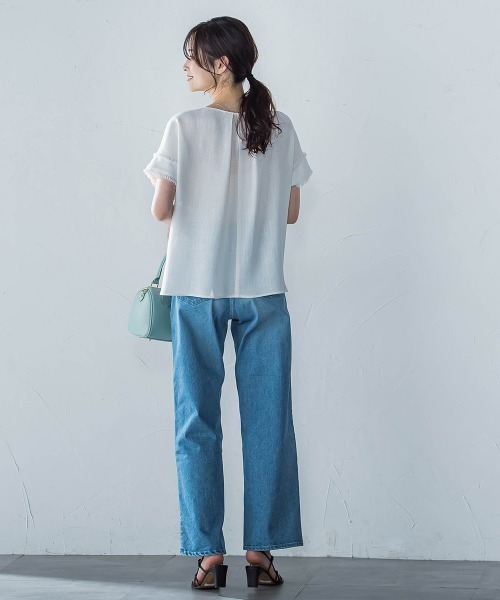 ロートレアモン　エアブリーズ　ブラウス　Tシャツ エアブリーズTブラウス≪手洗い可能≫ | LAUTREAMONT (Women