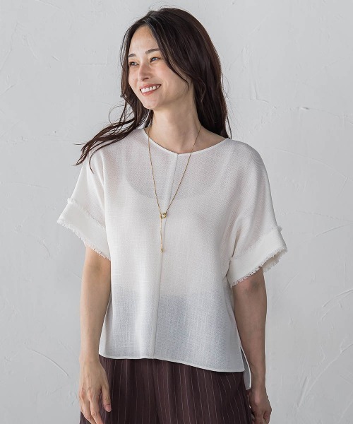 ロートレアモン　エアブリーズ　ブラウス　Tシャツ エアブリーズTブラウス≪手洗い可能≫ | LAUTREAMONT（ロート