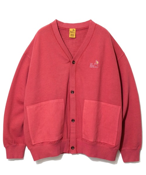 go slow caravan 「go caravan」 カーディガン MEDIUM レッド