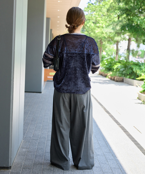 JOURNAL STANDARD tシャツ メッシュラガービッグTee レディース